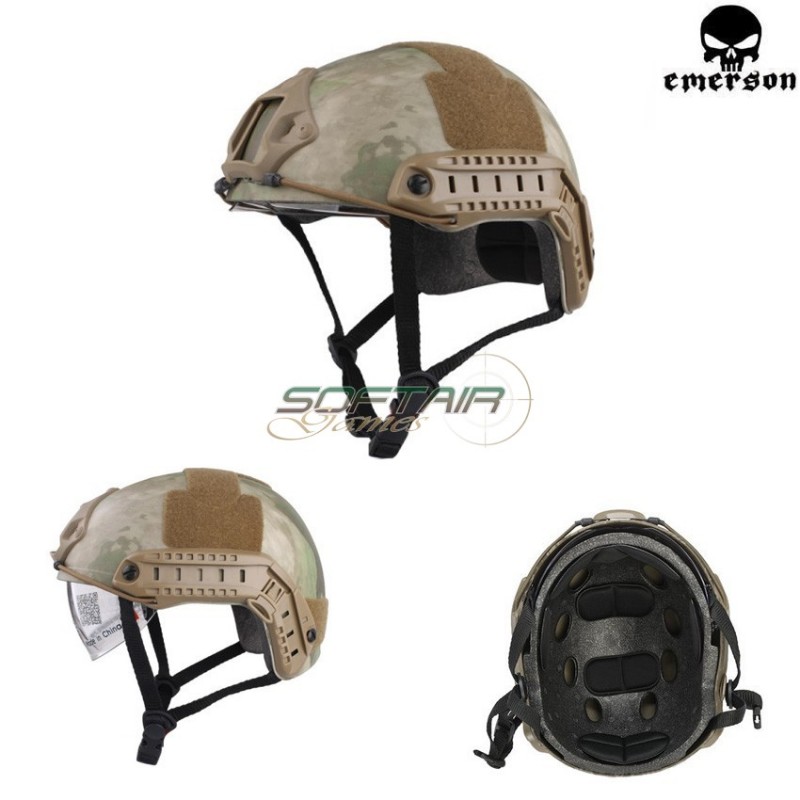 Elmetto Fast Mh Atacs Fg Con Occhiale Emerson (em8820c) Elmetto Fast Mh Atacs Fg Con Occhiale Emerson (em8820c)