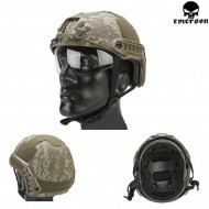 Fast Mh Helmet Digital Desert With Google Emerson (em8820e)