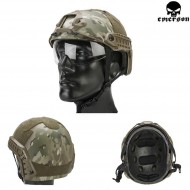Elmetto Fast Mh Multicam Con Occhiale Emerson (em8820f) Elmetto Fast Mh Multicam Con Occhiale Emerson (em8820f)
