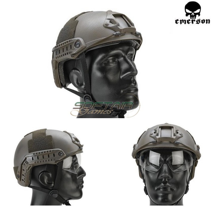 Fast Mh Helmet Navy Seal With Google Emerson (em8820g)