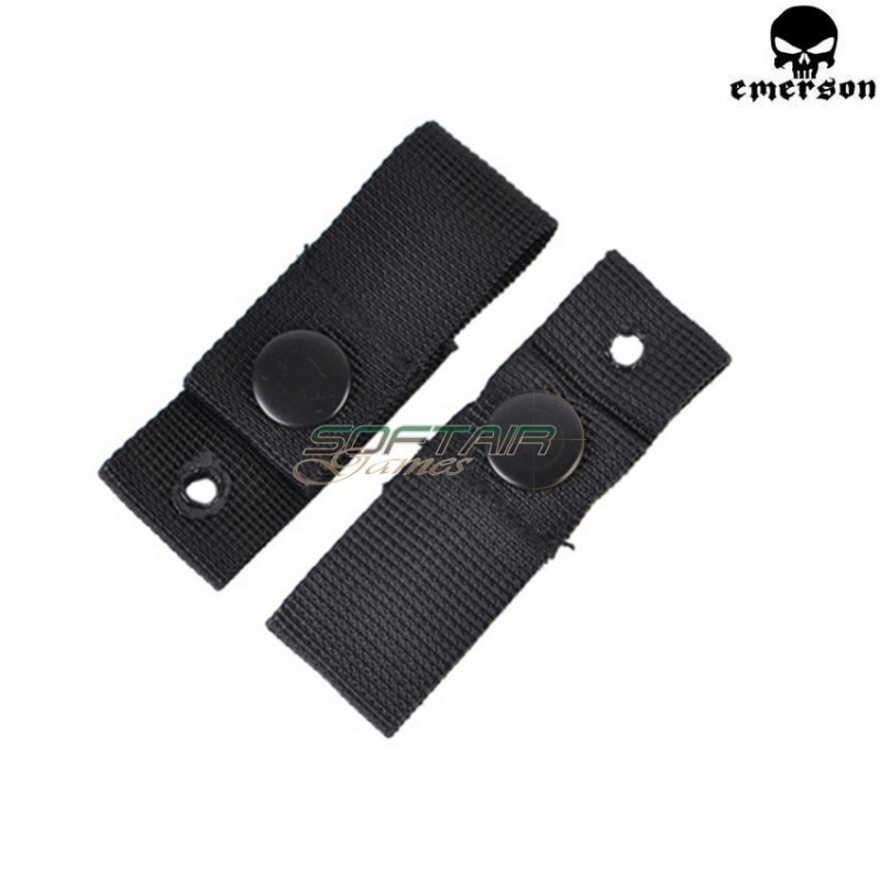 Set 2 Pezzi Cinghia Per Occhiale Black Emerson (em5670)