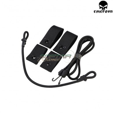 Set Flexible Cable Black Multifunctions For Helmet Emerson (em8824)