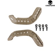 Side Rail Dark Earth Ach Mich Arc For Helmet Emerson (em8823a)