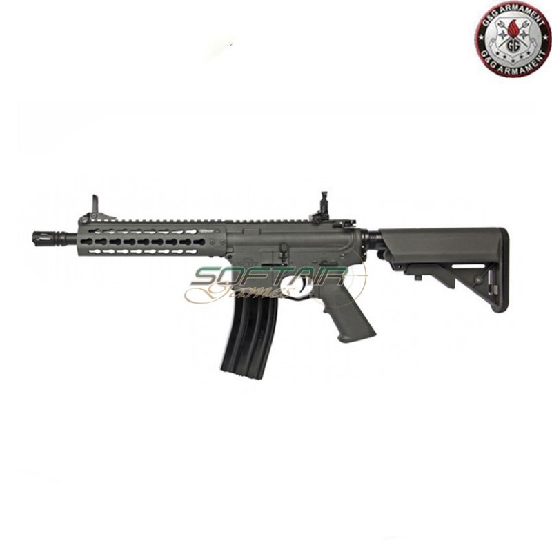 Electric Rifle Cm15 Kr Battleship Grey 8.5" Keymod G&g (gg-cm15krcqb-gry)