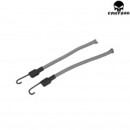 Set 2 Cordini Foliage Green Elastici Life Line Per Elmetto Emerson (em5663a)