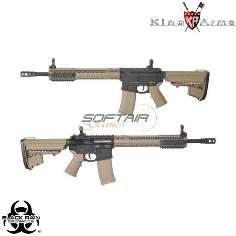 Fucile Elettrico Aeg Black Rain Ordnance Carbine Dark Earth King Arms (ka-ag-196-de)