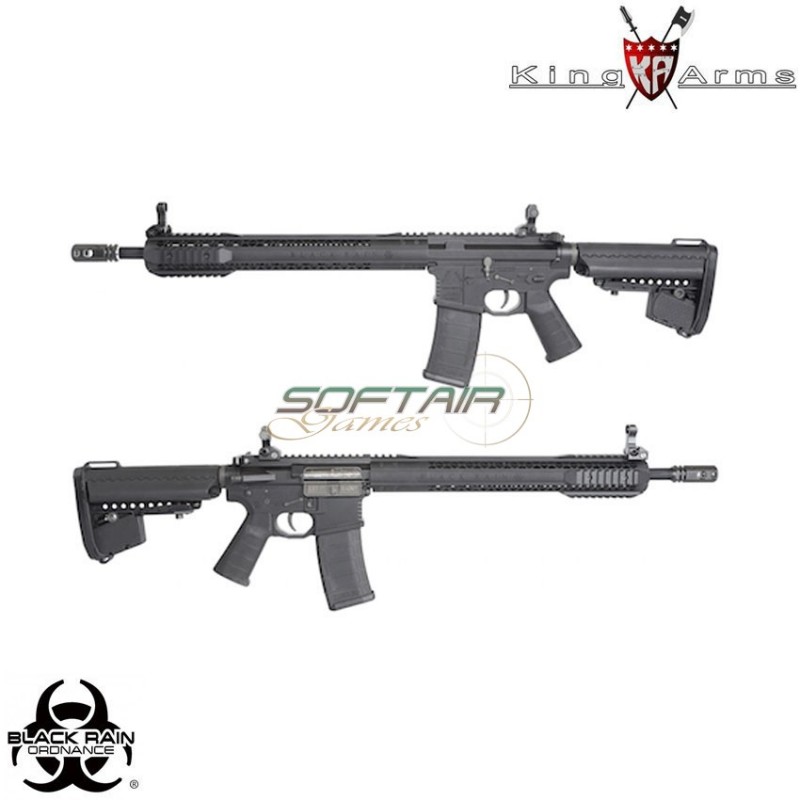 Fucile Elettrico Aeg Black Rain Ordnance Rifle Black King Arms (ka-ag-195-bk)