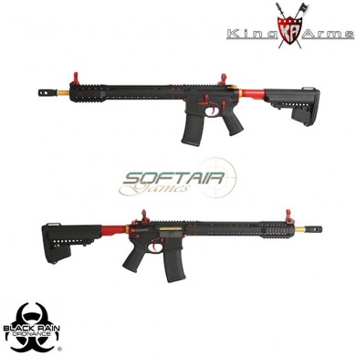 Electric Gun Aeg Black Rain Ordnance Carbine Limited Edition King Arms (ka-ag-195-rg)
