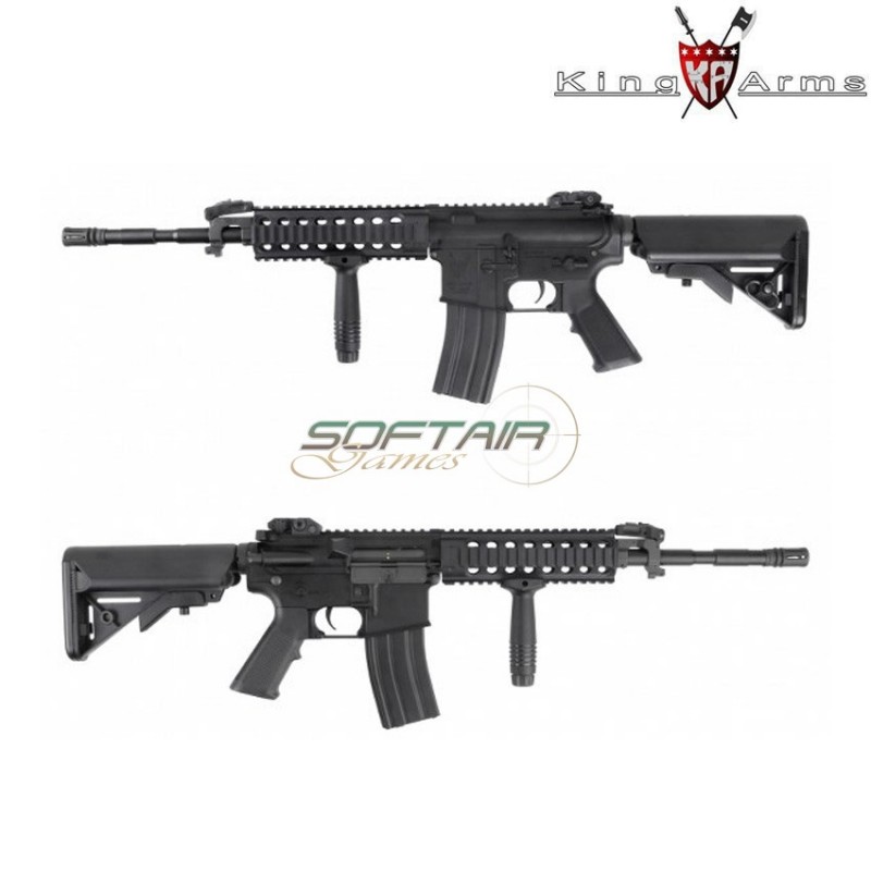 Fucile Elettrico Aeg Tws M4 Ras Ultra Grade Matte Black King Arms (ka-ag-188)