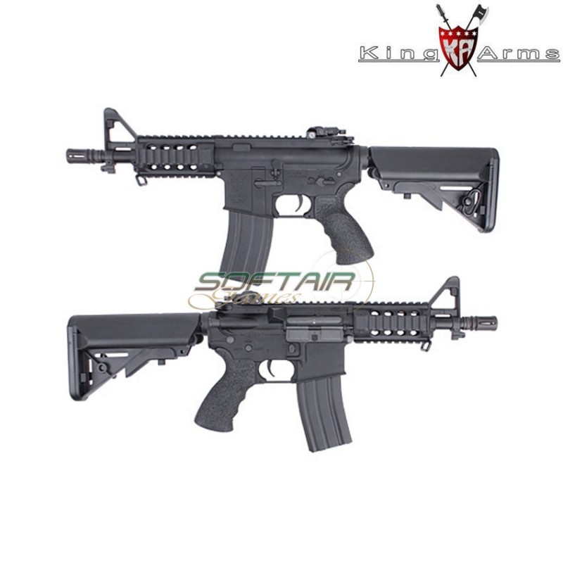 Fucile Elettrico Aeg M4 Tanker Rifle Ultra Grade Matte Black King Arms (ka-ag-152)