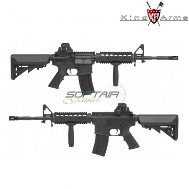 Electric Rifle Aeg M4 Ris Sopmod Ultra Grade Matte Black King Arms (ka-ag-194)
