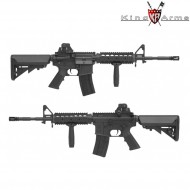 Electric Rifle Aeg M4 Ris Sopmod Ultra Grade Matte Black King Arms (ka-ag-194)