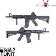 Fucile Elettrico Aeg M4 Cqbr Ultra Grade Con Mosfet Matte Black King Arms (ka-ag-150)
