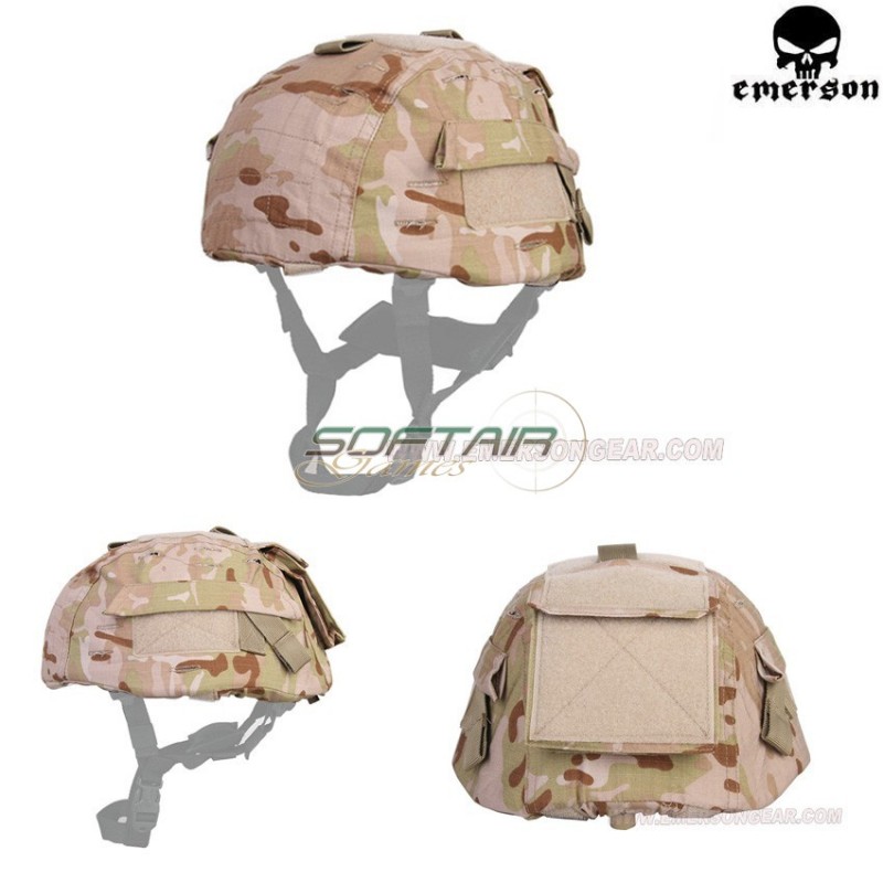Helmet Cover For Mich 2002 Multicam Arid Emerson (em9225ad02)