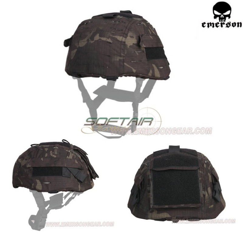 Copri Elmetto Per Mich 2002 Multicam Black Emerson (em9225bk02)
