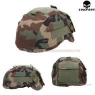 Helmet Cover For Mich 2001 Woodland Emerson (em1810)