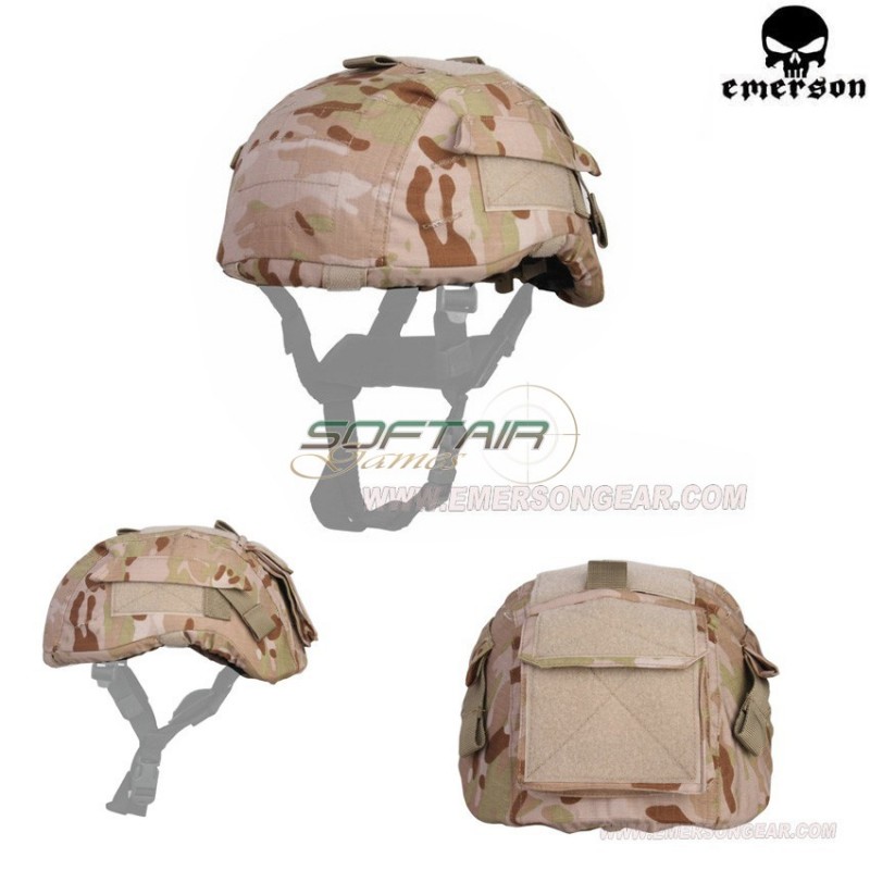 Helmet Cover For Mich 2001 Multicam Arid Emerson (em9225ad01)