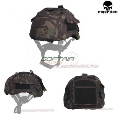 Helmet Cover For Mich 2001 Multicam Black Emerson (em9225bk01)
