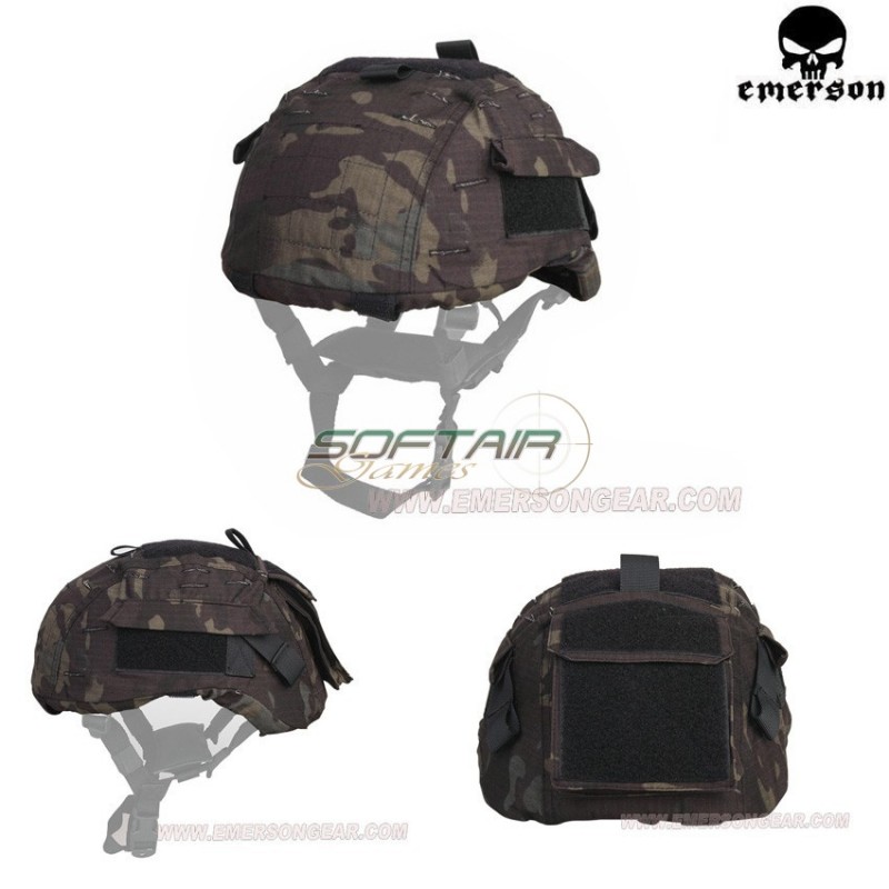 Copri Elmetto Per Mich 2001 Multicam Black Emerson (em9225bk01)