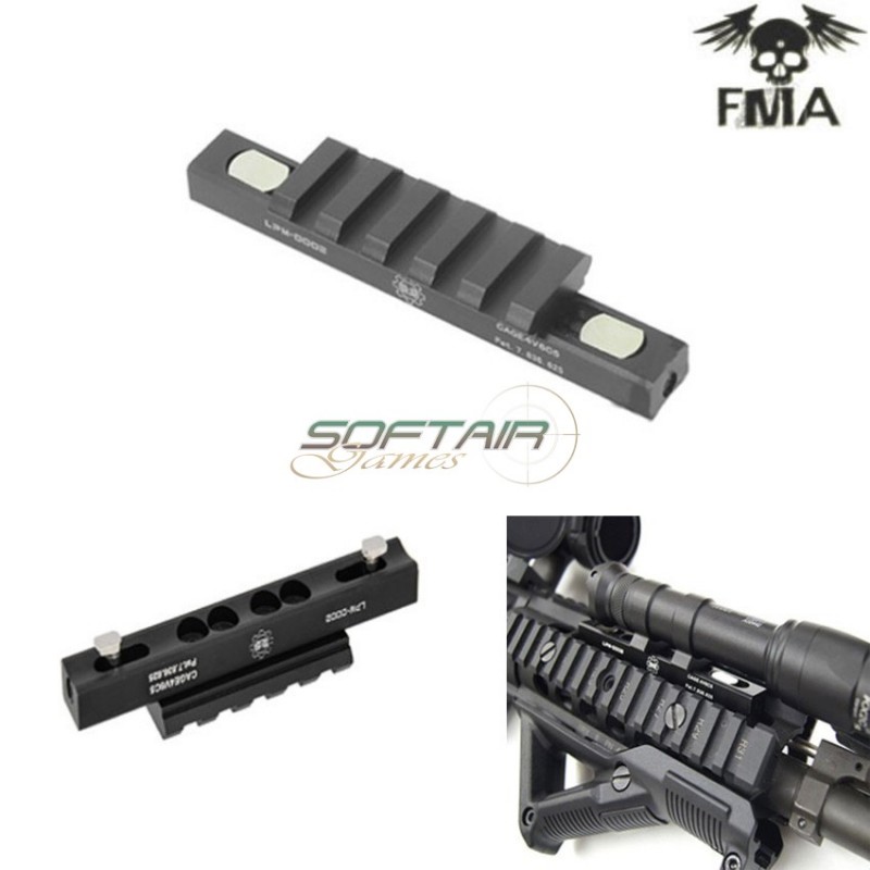 Rail 45 Degrees Lowpro Mount Black Fma (tb858)