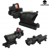 Acog 4x32 Ta31 Type Green Fiber + Mini Dot Black Emerson (em5161)