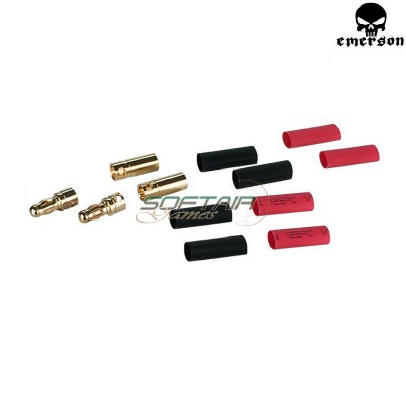 Set Connectors Banana Type Plug Emerson (em8412)