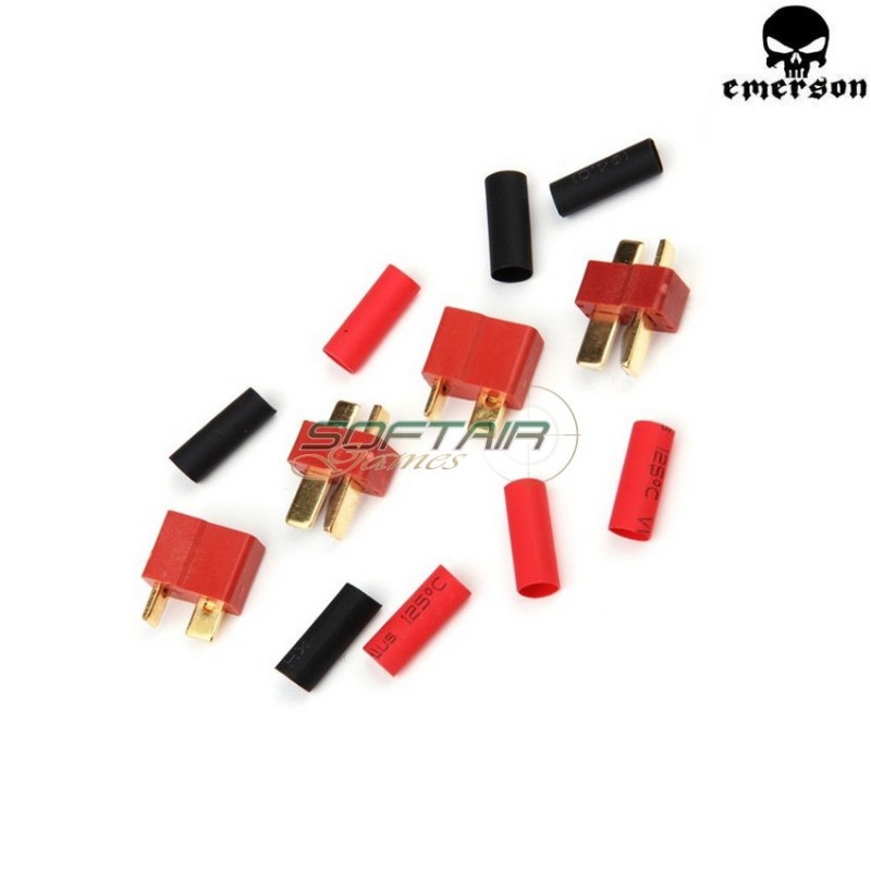 Set 2 Connettori Deans Type T-plug Emerson (em8411) Set 2 Connettori Deans Type T-plug Emerson (em8411)