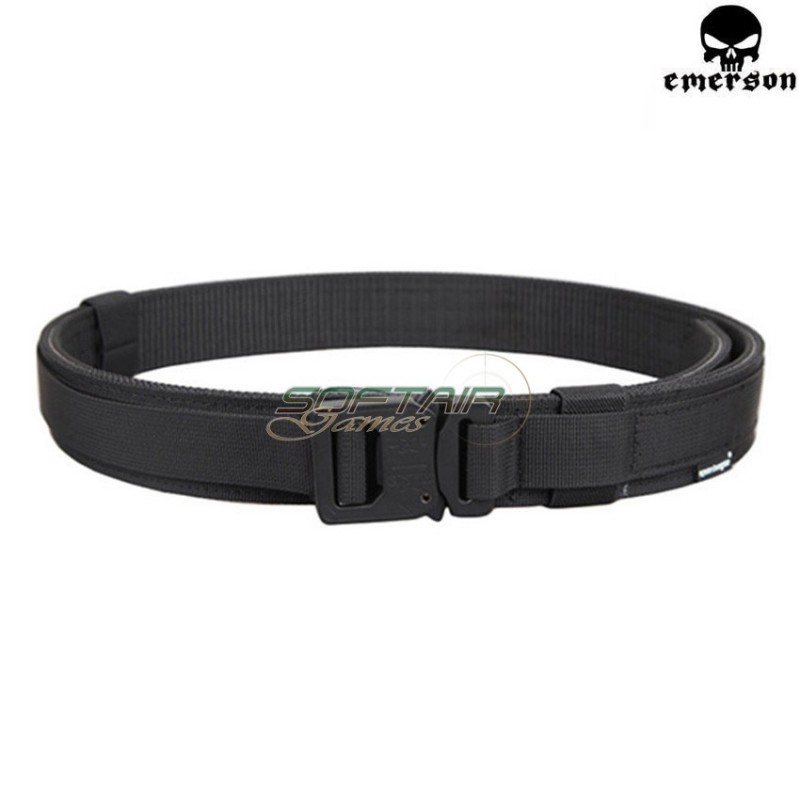 Tactical Shooting 1.5" Hard Belt Black Emerson (em9250b)