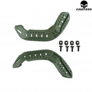 Slitte Laterali Olive Drab Ach Mich Arc Per Elmetto Emerson (em8823c)