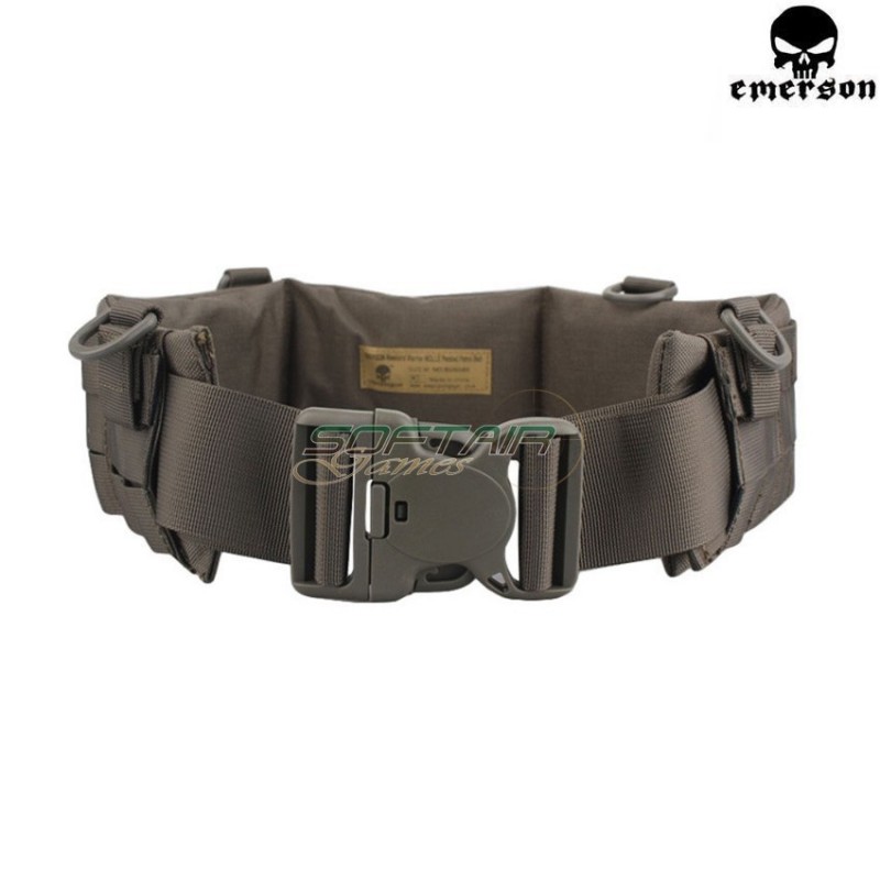 Molle Padded Patrol Belt Tg.l Foliage Green Emerson (em5585fgl) Molle Padded Patrol Belt Tg.l Foliage Green Emerson (em5585fgl)