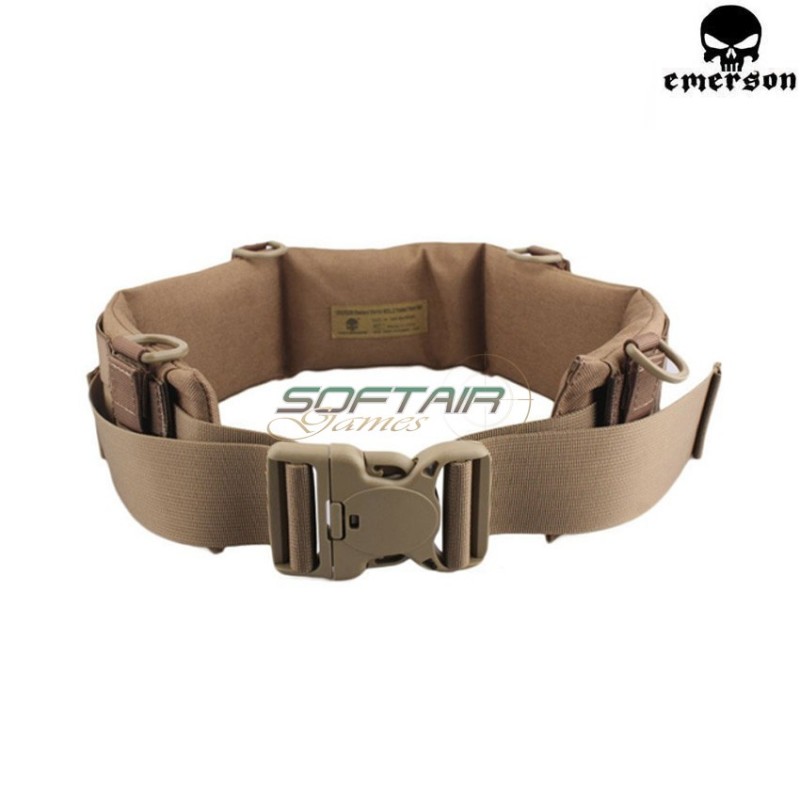 Molle Padded Patrol Belt Coyote Brown Emerson (em5584cb) Molle Padded Patrol Belt Coyote Brown Emerson (em5584cb)