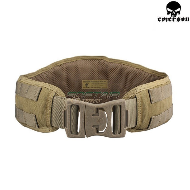 Cinturone Combat Army Molle Imbottito Khaki Emerson (em9086d)