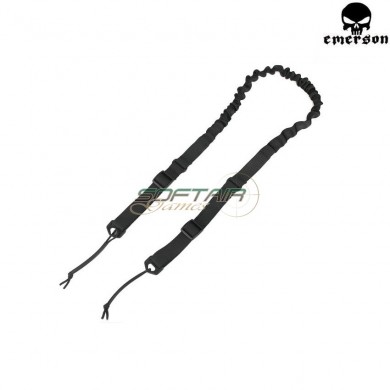 Bungee 2 Points Sling Black With Neckstrap Emerson (em8919)