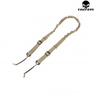 Bungee 2 Points Sling Khaki With Neckstrap Emerson (em8919b)