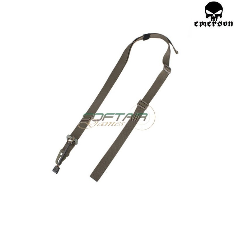 Cinghia A Due Punti Foliage Green Fast Quick Emerson (em8884d)