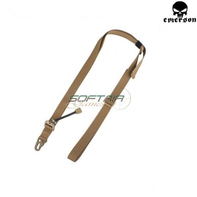 Fast Quick 2 Points Sling Coyote Brown Emerson (em8884g)