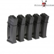 Set 5 Caricatori Monofilari 95bb Black Per G36 King Arms (ka-mag-05-v) Set 5 Caricatori Monofilari 95bb Black Per G36 King Arms (ka-mag-05-v)