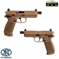 Gbb Gas Pistol Fn Herstal Fnx-45 Tactical Dark Earth Blowback Cybergun (it200503) Gbb Gas Pistol Fn Herstal Fnx-45 Tactical Dark Earth Blowback Cybergun (it200503)
