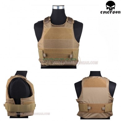 Assault Plate Carrier Lavc Coyote Brown Emerson (em7301)