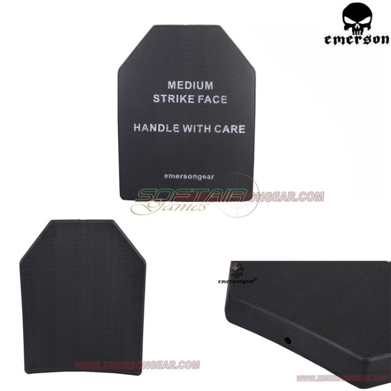 Dummy Balistic Plate Rigid Black Emerson (em2774)