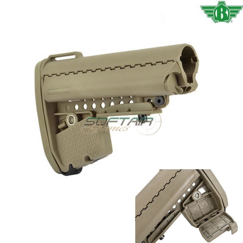 Cqb Vltor Type Stock Dark Earth Bolt (ba-012t)