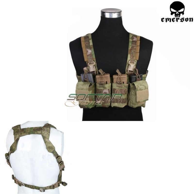 Easy Chest Rig Atacs Foliage Green Emerson (em7450atfg)