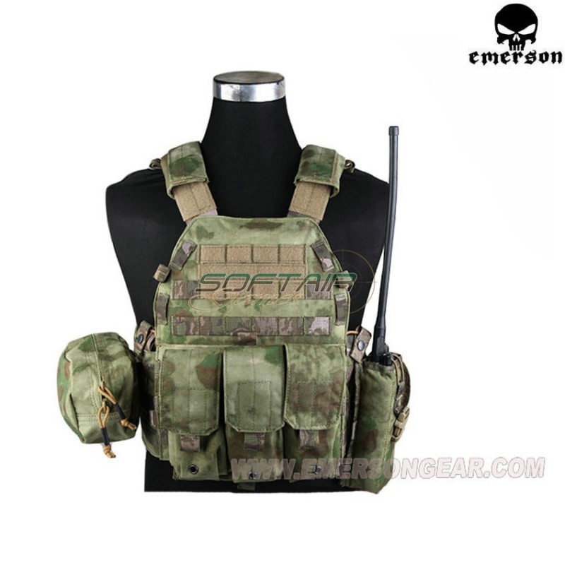 Lbt 6094a Style Plate Carrier Atacs Foliage Green Emerson (em7440atfg)
