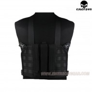 Molle Mp7 Tactical Chest Rig Black Emerson (em7445)