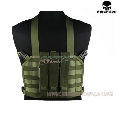 Molle Mp7 Tactical Chest Rig Olive Drab Emerson (em7445c)