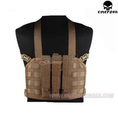 Molle Mp7 Tactical Chest Rig Coyote Brown Emerson (em7445d)