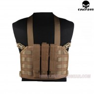 Molle Mp7 Tactical Chest Rig Coyote Brown Emerson (em7445d)