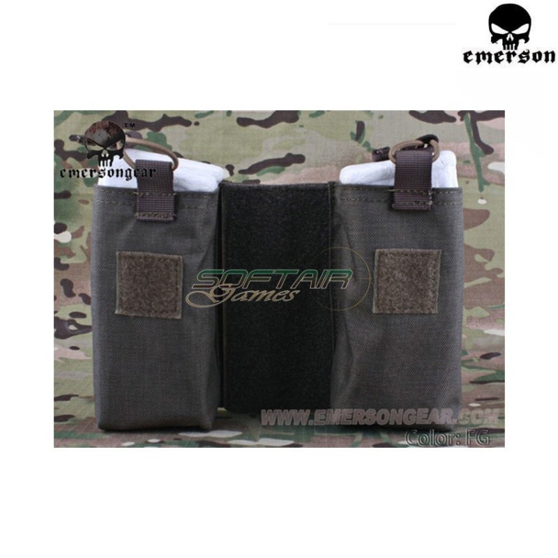Set Radio/mag Pouch Jpc Foliage Green Emerson (em8333fg)