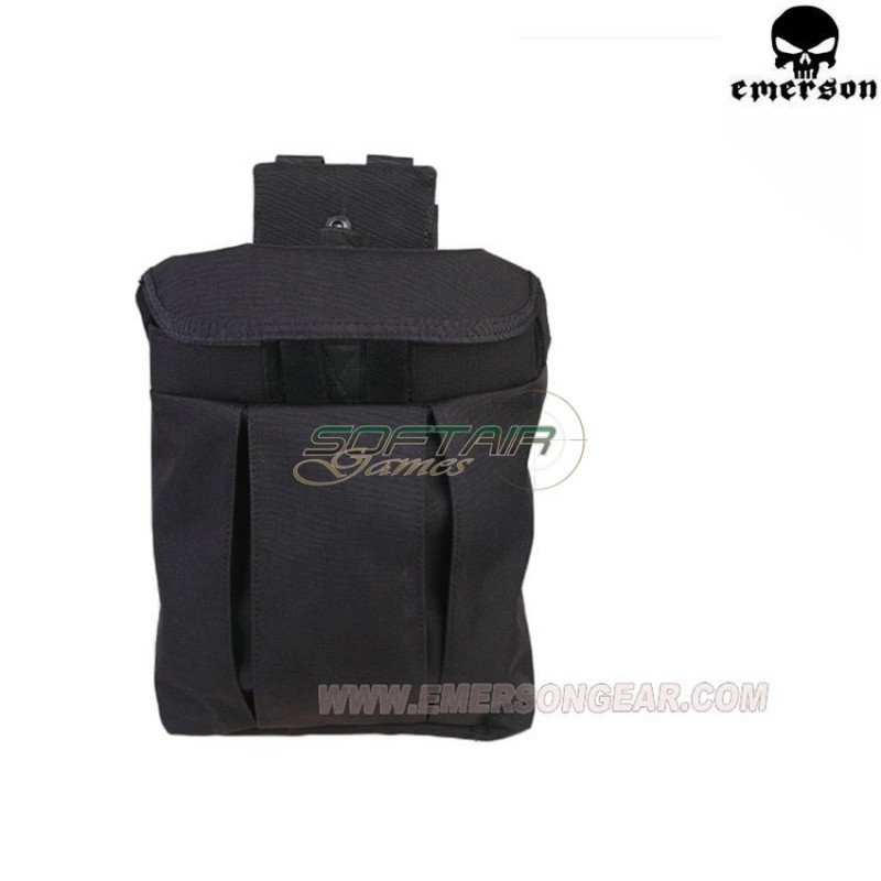 Tasca Porta Caricatori Esausti Tactical Black Emerson (em9042)
