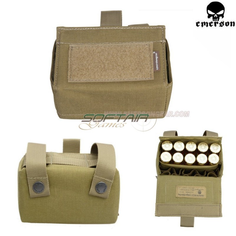 Shotgun Molle Waist Bag Khaki Emerson (em9040b)